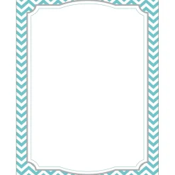 Classroom Paper*Barker Creek Chevron & Dots Computer Paper, 8.5" x 11", 50 sheets EA of four designs, 200 sheets/Set