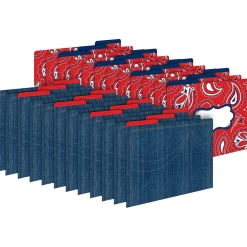 File Folders|Barker Creek File Folder Set, 1/3-Cut Tab, Letter Size, Western, 24/Set (4136)