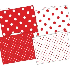 File Folders|Barker Creek File Folder Set, 1/3-Cut Tab, Letter Size, Red & White Dot, 12/Pack (2009)