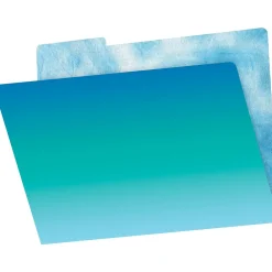 File Folders|Barker Creek File Folder Set, 1/3-Cut Tab, Letter Size, Tie-Dye & Ombré, 107/Set (133)