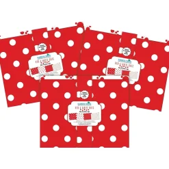 File Folders|Barker Creek File Folder Set, 1/3-Cut Tab, Letter Size, Red & White Dot, 36/Set (4393)