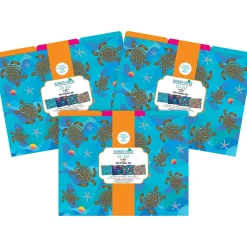 File Folders|Barker Creek File Folder Set, 1/3-Cut Tab, Letter Size, Kai Ola, 36/Set (4383)