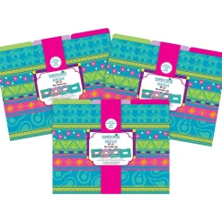 File Folders|Barker Creek File Folder Set, 1/3-Cut Tab, Letter Size, Bohemian, 36/Set (4375)