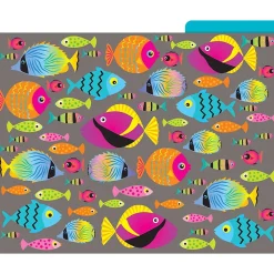 File Folders|Barker Creek File Folder Set, 1/3-Cut Tab, Letter Size, Kai Ola, 12/Pack (2006)