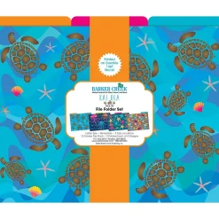 File Folders|Barker Creek File Folder Set, 1/3-Cut Tab, Letter Size, Kai Ola, 12/Pack (2006)