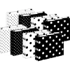 File Folders|Barker Creek File Folder Set, 1/3-Cut Tab, Letter Size, Black & White Dot, 24/Set (4378)