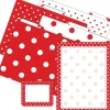 File Folders|Barker Creek Get Organized File Folder Set, 1/3-Cut Tab, Letter Size, Red & White Dot, 107/Set (159)