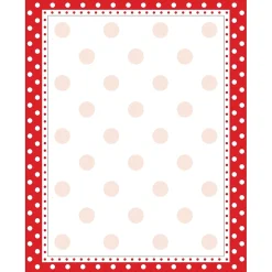 File Folders|Barker Creek Get Organized File Folder Set, 1/3-Cut Tab, Letter Size, Red & White Dot, 107/Set (159)