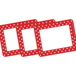 File Folders|Barker Creek Get Organized File Folder Set, 1/3-Cut Tab, Letter Size, Red & White Dot, 107/Set (159)