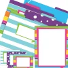 File Folders|Barker Creek Get Organized File Folder Set, 1/3-Cut Tab, Letter Size, Multicolored, 107/Set (140)