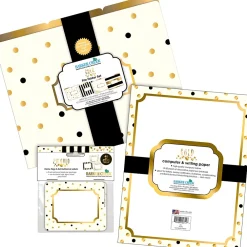 File Folders|Barker Creek Get Organized File Folder Set, 1/3-Cut Tab, Letter Size, Gold, 107/Set (139)