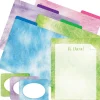 File Folders|Barker Creek Get Organized File Folder, 1/3-Cut Tab, Letter Size, Tie-Dye & Ombré, 107/Set (132)