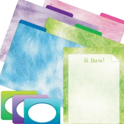 File Folders|Barker Creek Lime Ombré File Folder, 1/3-Cut Tab, Letter Size, Assorted, 107/Set (156)