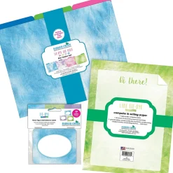 File Folders|Barker Creek Lime Tie-Dye File Folder, 1/3-Cut Tab, Letter Size, Assorted, 107/Set (155)