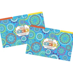 File Folders|Barker Creek Moroccan Legal-Size File Folders, Multi-Design Set, 18/Set (BC3906)