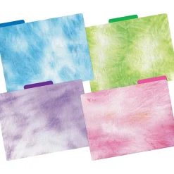 File Folders|Barker Creek Purple Ombré File Folder, 1/3-Cut Tab, Letter Size, Assorted, 107/Set (154)