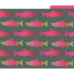 File Folders|Barker Creek Sea & Sky File Folder, 1/3-Cut Tab, Letter Size, Assorted, 12/Pack (2015)