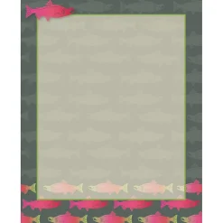 File Folders|Barker Creek Sea & Sky Salmon On-Trend Organizer Set, 92/Set (4100)