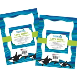 Classroom Paper*Barker Creek Sea & Sky Whales Computer Paper, 8 ½” x 11", 100 Sheets/Set (BC3883)