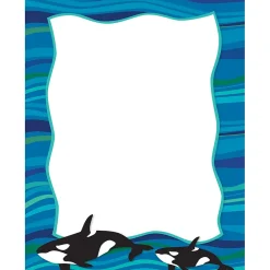 File Folders|Barker Creek Sea & Sky Whales File Folder, 1/3-Cut Tab, Letter Size, Assorted, 107/Set (145)