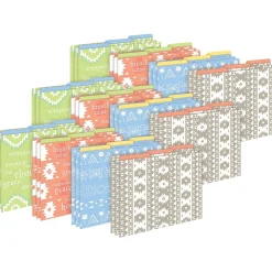 File Folders|Barker Creek Thoughtfulness File Folder, 1/3-Cut Tab, Letter Size, Assorted, 36/Set (4407)