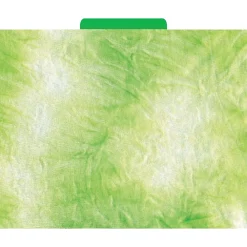 File Folders|Barker Creek Tie-Dye and Ombré File Folders, 3-Tab, Letter Size, Assorted, 24/Set (4325)