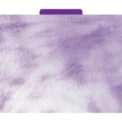 File Folders|Barker Creek Tie-Dye and Ombré File Folders, 3-Tab, Letter Size, Assorted, 24/Set (4325)
