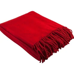 Aus Vio 100% Silk Fleece Throw Blanket, Red (BM12222)<Barska Sale