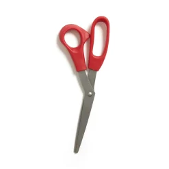 Scissors|BASELINE™ 8" Stainless Steel Scissors, Blunt Tip, Red (55829)