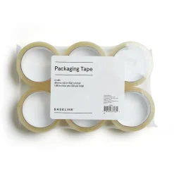 BASELINE⢠Baseline Packaging Tape, 48 MM x 50 M, Clear, 6/PK