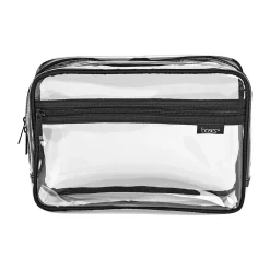 PVC Travel Organizer, Clear/Black (A004295HA)<Basics Sale