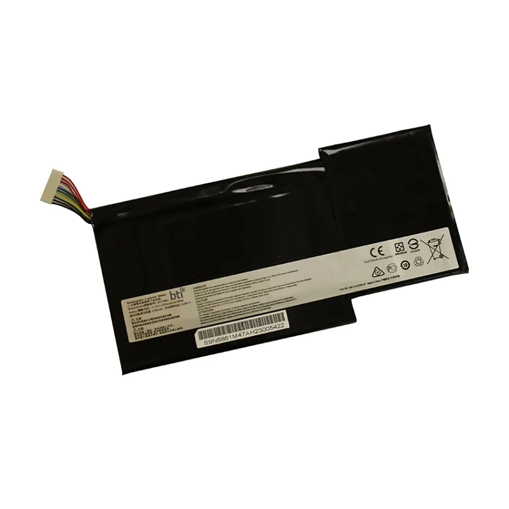 Battery Technology Li-Ion Replacement Battery for MSI Laptops, 5700mAh (BTY-M6J-BTI)