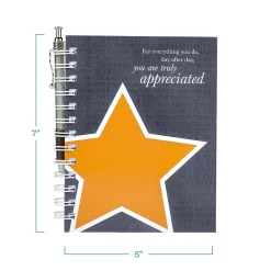 Journals|Baudville ® Hardcover Journal W/ Pen, You Are Truly Appreciated