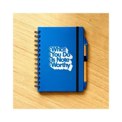 Journals|Baudville Journal, Wide-Ruled, Blue/White, 70 Pages, 5/Pack (1396063P531)