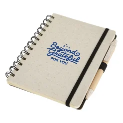 Journals|Baudville Journal, Wide-Ruled, Beige/Blue, 70 Pages, 5/Pack (1396064P531)