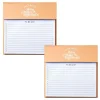 Notepads|Baudville Make a Difference Memo Pad, 8.75" x 6", Narrow Ruled, 100 Sheets/Pad, 2 Pads/Pack (1393297P231)