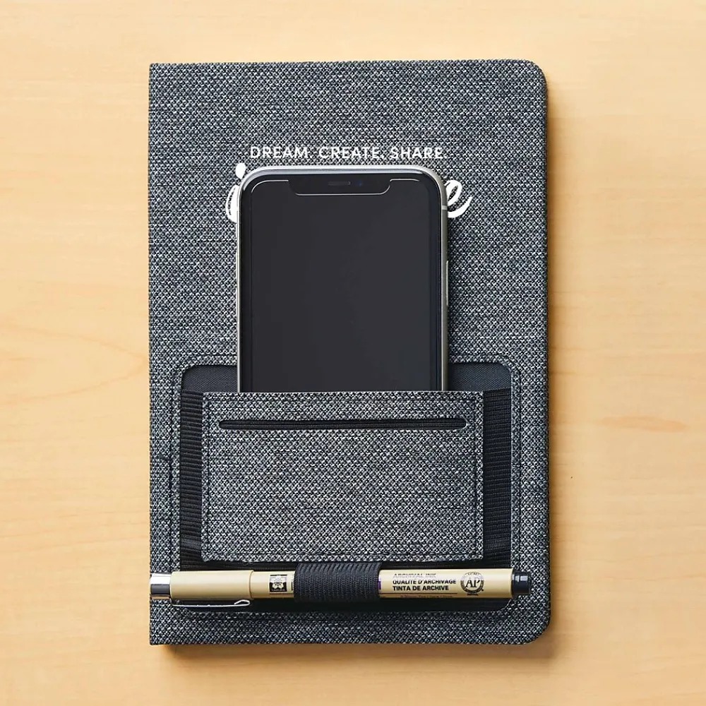 Journals|Baudville Sustainably Smart Hardcover Journal, 5" x 8", 80 Pages, 2/Pack (1393447P231)