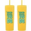 "Thanks For All You Do" Acrylic Double Wall Insulated, 17 oz., 2/Pack (1393295P231)<Baudville Online