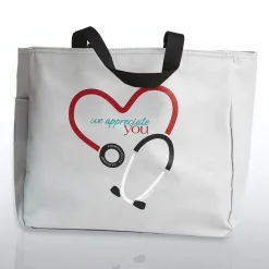 ® Tote Bag, Stethoscope We Appreciate You<Baudville