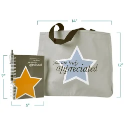 ® Tote Bag With Journal And Pen, You Are Truly Appreciated<Baudville Outlet