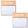 Notepads|Baudville Welcome to the Team Memo Pad, 8.75" x 6", Narrow Ruled, 100 Sheets/Pad, 2 Pads/Pack (1393296P231)