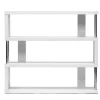 Bookcases*Baxton Studio Barnes 43.38'' W x 11.5'' D Bookshelf, White (4833-STPL)