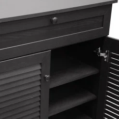 Storage Cabinets*Baxton Studio Harding 30.75'' W x 14.63'' D Storage Cabinet, Dark Brown (5306-STPL)