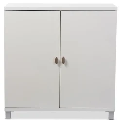 Storage Cabinets*Baxton Studio Marcy 35.1'' W x 15.6'' D Storage Cabinet, White (6470-STPL)