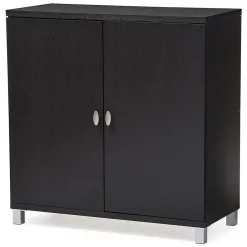 Storage Cabinets*Baxton Studio Marcy 35.1'' W x 15.6'' D Storage Cabinet, Dark Brown (6469-STPL)