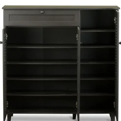 Storage Cabinets*Baxton Studio Pocillo 45.25'' W x 14.5'' D Storage Cabinet, Dark Brown (5308-STPL)