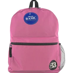 Products® Basic Backpack 16" Fuchsia, Pack of 2 (BAZ1036-2)<Bazic New