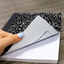 Composition Notebooks|Bazic 1-Subject Composition Notebooks, Wide Ruled, 100 Sheets, Multicolor, 6/Bundle (BAZ508-6)