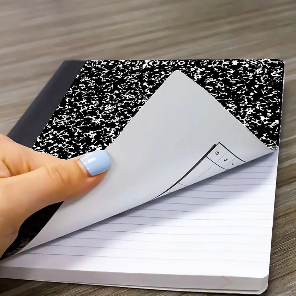 Composition Notebooks|Bazic 1-Subject Composition Notebooks, Wide Ruled, 100 Sheets, Multicolor, 6/Bundle (BAZ508-6)