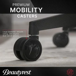 Ergonomic Chairs*Beautyrest ErgoMax Ergonomic Mesh Swivel Task Chair, (60078-BLK) Black